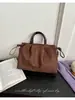 Bolso de Lona Retro Transfronterizo para Mujer, Nuevo Diseño de Nicho Pequeño, Gran Capacidad, Bolso Cruzado Versátil de un Solo Hombro