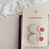 Pinza para el pelo geométrica para niños Nian Nian, nuevo y lindo oso con flores, pinza lateral, pinza para el flequillo