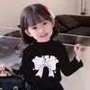 Y2370# Camiseta de manga larga de terciopelo alemán para niños y niñas, ropa infantil, nuevo abrigo de otoño, camiseta básica para niños grandes, camiseta de moda