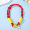 Correa de Teléfono de Doble Hebilla Color Block de Moda Llavero para Teléfono Lanyard Antiperdida Personalizado para Bricolaje