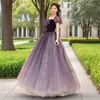 Vestido de Noche Estilo Francés 2026 Nuevo Nicho Morado Vestido para Anfitriona Estudiante Cumpleaños Ceremonia de Adultos para Personas Pequeñas