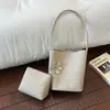 Bolso de Axila de Alta Gama para Mujer Vintage 2026 Nuevo Bolso Cubo con Patrón Tejido Bolso de Hombro Sencillo Bolso para Madre e Hija