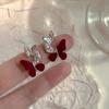 Aretes de botón de perlas de plata 925 estilo ins para mujer, nicho de moda de lujo ligero de alta gama, aretes versátiles, aretes elegantes retro