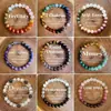 Pulsera de Piedra Natural Transfronteriza de Amazon Venta Caliente Europea y Americana Cuentas de Piedra Ojo de Tigre Pulsera Hecha a Mano Joyería al Por Mayor Simple