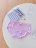 Ropa interior de modal para estudiantes de secundaria para niñas, entrepierna de doble capa antibacteriana, lazo de lunares pequeños, ropa interior triangular de alta elasticidad