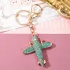 Série Guochao Chaveiro Pingente de Modelo de Avião Anel de Chaveiro para Carro Mochila Presente Criativo para Crianças Festival 1º de Junho