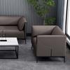 Sofá de oficina, mesa de centro de recepción, combinación, sencillo y moderno, para zona de descanso, individual, doble, para tres personas, funcional.