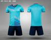 Conjunto de traje de fútbol nuevo para niños y adultos, traje de entrenamiento de manga corta, camiseta deportiva para estudiantes, impresión al por mayor