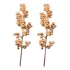 Fruta Dourada da Fortuna Artificial Decoração de Casamento para Sala de Estar Casa Balde Dourado da Fortuna Arranjo de Flores Azevinho Dourado Artificial Fruta da Fortuna
