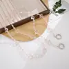 Nueva entrada, cadena cruzada ligera de lujo con cuentas de cristal para teléfono móvil, cadena híbrida con cuentas para teléfono móvil, cuerda colgante, decoración para equipaje, cordón para mujer