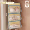 Bolsa de almacenamiento de ropa interior para dormitorio estudiantil, organizador de almacenamiento de sujetadores y lencería para colgar en la pared, bolsa de malla para almacenamiento de calcetines