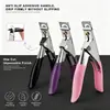 Corte de arte de unha corte em U DIY unha francesa unha postiça tesoura ferramentas de unha suprimentos atacado pronta entrega