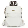 Mochila Casual Antifurto Nova 2025 Grande Capacidade Versátil Moda Tendência Bolsa Feminina para Viagem e Férias