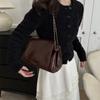 Bolsa de Grande Capacidade Outono e Inverno 2023 Nova Moda Retrô Versátil Corrente Ombro Transversal Tote High-End para Trabalho