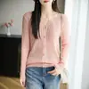 Roupa de Verão Leve e Respirável Camisa de Ar Condicionado Cardigã Top Textura de Nicho Seda de Gelo Camisa com Proteção Solar Feminina
