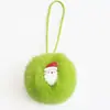 Adorno de Bola de Pelo de Conejo Sintético para Árbol de Navidad, Colgante Decorativo de Bola de Felpa, Accesorios de Bola de Pelo, Regalo de Navidad, Venta al por Mayor desde el Fabricante