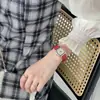 Relógio Vintage de Nicho Feminino Estudante Ins Alto Valor Luxo Leve Estilo Britânico Chanel Mostrador Pequeno Relógio de Pulso Feminino a Quartzo