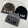 Gorro de Lana Coreano para Mujer, Otoño e Invierno, Gorro con Letras Ins para la Cabeza, Gorro Holgado de Calle con Personalidad Estilo Coreano