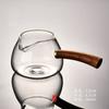 Tazas de Vidrio con Mango de Madera y Colador de Té Integrado Puntos Clave de la Vajilla de Té Taza de Té Mar de Té Tetera Mango Lateral Engrosado Resistente al Calor Envío Gratis