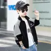 Ropa para niños para niños, chaqueta de béisbol de otoño, nuevo estilo primavera y otoño 2026, fresca y elegante, para niños mayores