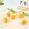5 Bolas Pequeñas de Cabeza Única, Recomendado en Xiaohongshu Estilo Ins Accesorios para Fotos, Arreglos de Piso para Bodas, Decoración del Hogar Flores Artificiales