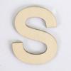 Letras mayúsculas inglesas de madera DIY 26 letras virutas de madera manualidades accesorios para decoración del hogar accesorios para sesión de fotos
