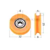 Rodamientos con Recubrimiento de Plástico 608 Rodillo con Ranura 624U Polea para Puertas y Ventanas Deslizantes 625 Ranura de Eub de Nylon Fabricante 626