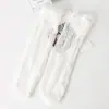 Calcetines Largos para Niñas, Malla de Verano Finos Transpirables Estilo Princesa para Pantorrilla, Calcetines Altos Anti-Mosquitos para Estudiantes de Niños Mayores
