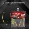Estrela vai imitação fluorescente pendurado fundo quatro caixas de ganchos explosivos ganchos a granel ganchos cor engrenagem de pesca atacado