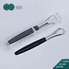 [Precio de Fábrica en Stock] Raspador de Lengua Limpiador de Lengua Cepillo para la Lengua Raspador de Lengua de Acero Inoxidable Raspador de Lengua