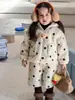 Ropa para niños de azúcar de pera conjunto para niñas invierno nuevo elegante cálido top de pelo para niños pantalones ropa de bebé Clase A