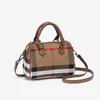 Bolso Cuadros Boston 2026 Nuevo Bolso de Mujer Moda para Viajar Bolso de Hombro Bolso de Mano Bolso Cruzado de Alta Gama de Gran Capacidad