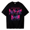 Camiseta Kpop Demon Hunter Saja Boys' Harajuku Girls' Huntrixo Cuello Camisa de Verano Regalo Rosa