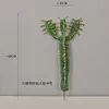 Cacto Simulador com Espinhos, Paisagismo de Cactos, Plantas Verdes, Plantas Tropicais de Areia, Enfeites Decorativos para Janela Interna
