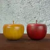 Adornos de Manzana, Accesorios para el Hogar, Talla en Madera de Nanmu, Fruta de Sándalo, Regalos, Accesorios para el Coche, Adornos