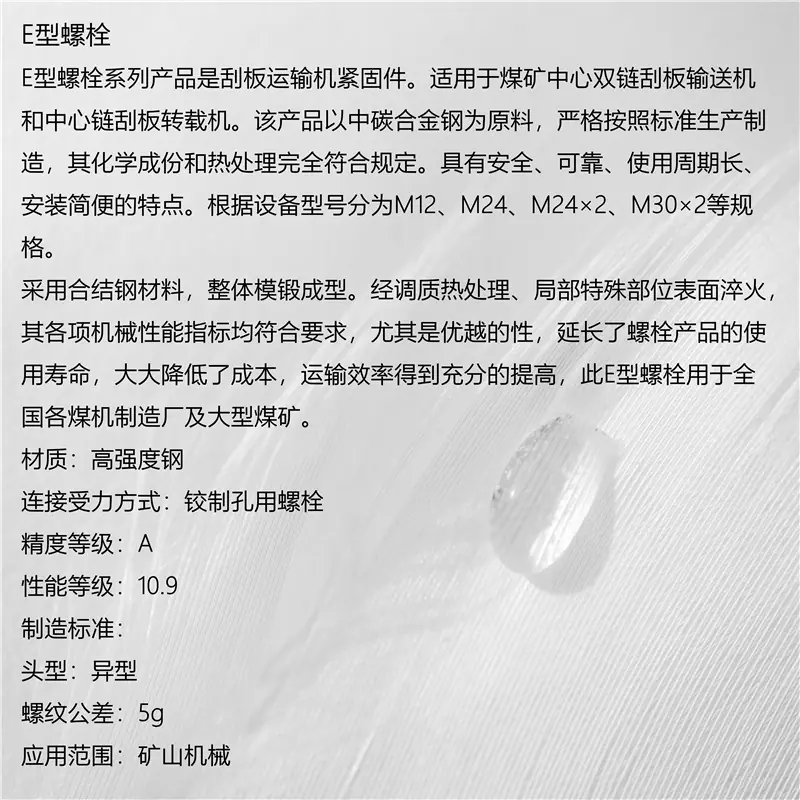 e型螺栓