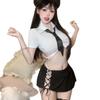 Lingerie sexy uniforme de aeromoça desejo puro paixão tentação sexy uniforme secundário quente uniforme gratuito 2164