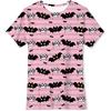 Camiseta de Manga Corta para Niño de Halloween Infantil Europeo y Americano Transfronterizo Maravilloso y Feliz Truco o Trato Diablo Murciélago Impresión Digital 3D
