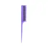 Pente de Camada Dupla para Alisar e Suavizar o Cabelo, Pente Fofo para Salões de Beleza e Barbearias, Escova de Cabelo para Modelar, Pente Anti-Estático, Pente de Cauda