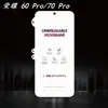 Para Série Huawei Película Diamante Invisível Huawei Honor 60 /70 Pro Película Protetora Transparente Fosca