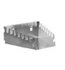 Ganchos de Metal para Tablero Perforado con Agujero Cuadrado Tablero de Pared para Colgar Herramientas Estante de Herramientas Hardware Accesorios Estante de Almacenamiento Organizador