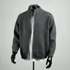 Chaqueta cárdigan tejida de comercio exterior transfronterizo para hombre, primavera y otoño, chaqueta suéter simple con cuello de béisbol, estilo japonés, corte holgado