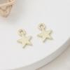 Fábrica corazón carta de amor estrella de cinco puntas disco marca colgante etiqueta aleación material diy accesorios de joyería