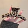 Pinza de Garra Nueva con Estampado de Leopardo 2026 con un Toque de Lujo, Pinza de Tiburón Grande para el Cabello para Mujeres con Cabello Grueso, Adecuada para Peinar el Cabello en la Parte Posterior de la Cabeza