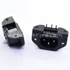 Placa plug-in AC-04 para instrumentos de chassi, soquete de três pinos, fixação com duas orelhas, interface de entrada de energia da placa de circuito impresso