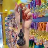 Argila de cerâmica broca completa cabaça corrente de carro anel de chaveiro pingente de chaveiro bolsa de casal pendurar pequenos presentes atacado