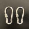Accesorios para columpios infantiles transfronterizos hebilla de escalada 8*80 con tuerca conector de columpio metálico
