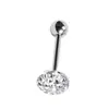 Moda Europea y Americana Comercio Electrónico Transfronterizo Al Por Mayor en Stock Popular Corazón de Melocotón Estrella de Cinco Puntas Punto Diamante Aceite Piercing Joyería Clavo de Lengua
