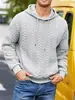 Comercio Exterior Europeo y Americano Transfronterizo para Hombre Sudadera Nueva Color Sólido Casual Moda Versátil Multicolor Manga Larga Sudadera Superior