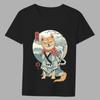 Playera para Hombre Estampado Básico Manga Corta Top Anime Japonés Ge